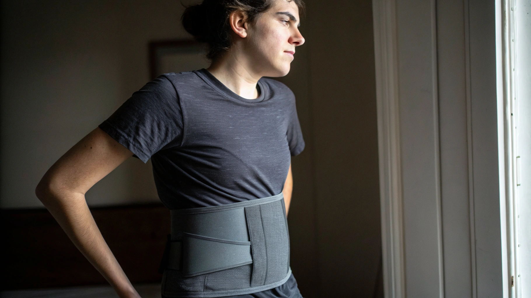 Soin de bandage du bassin post-partum
