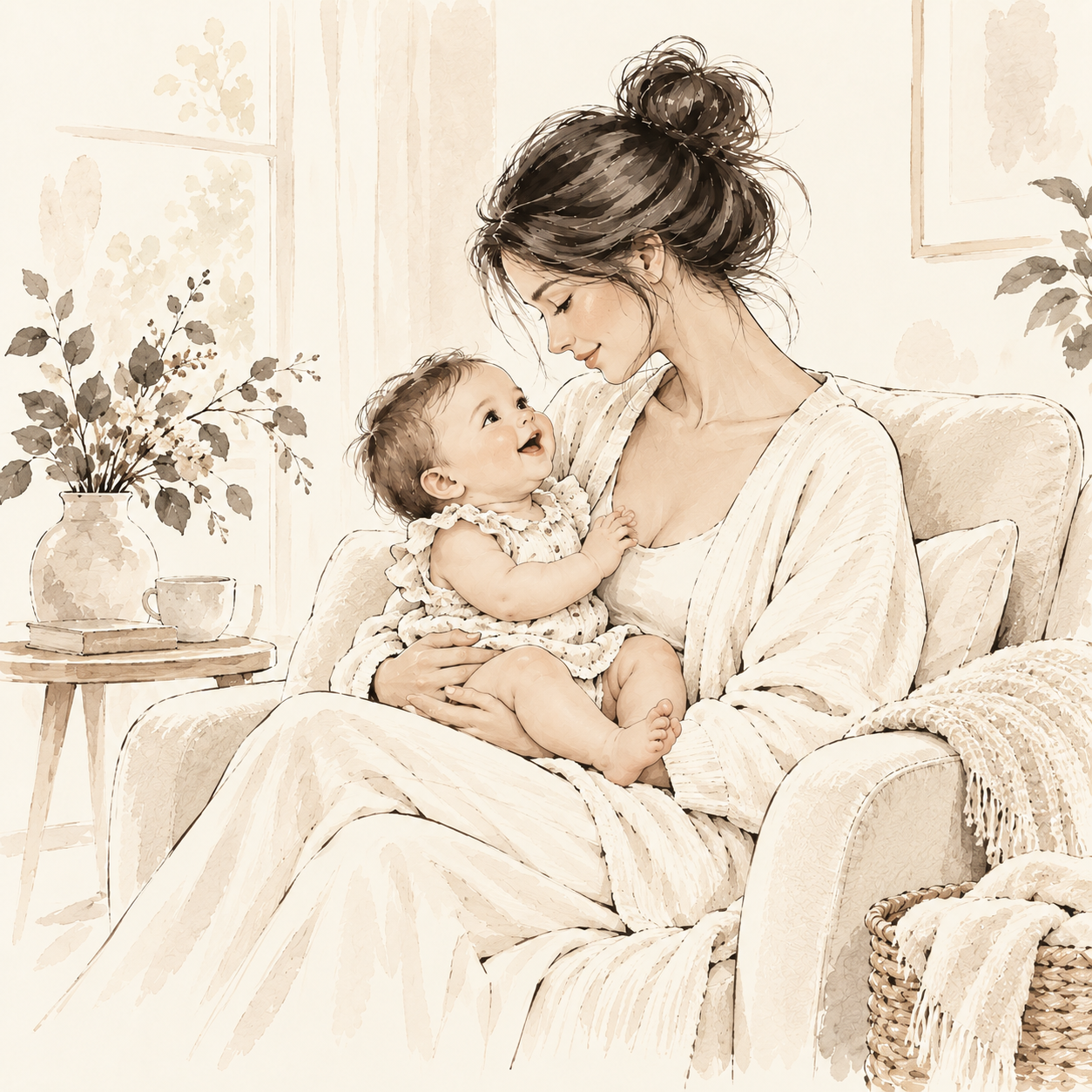 Accompagnement maternité à domicile pour maman et bébé