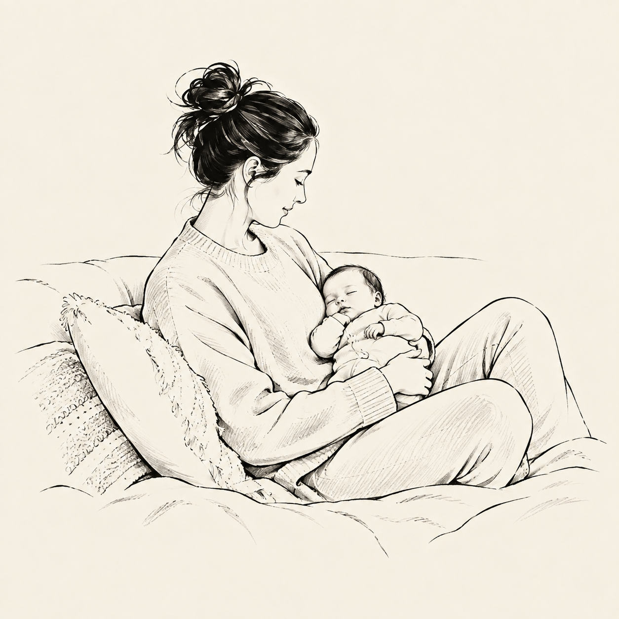Accompagnement bienveillant et apaisant à domicile pour la maman